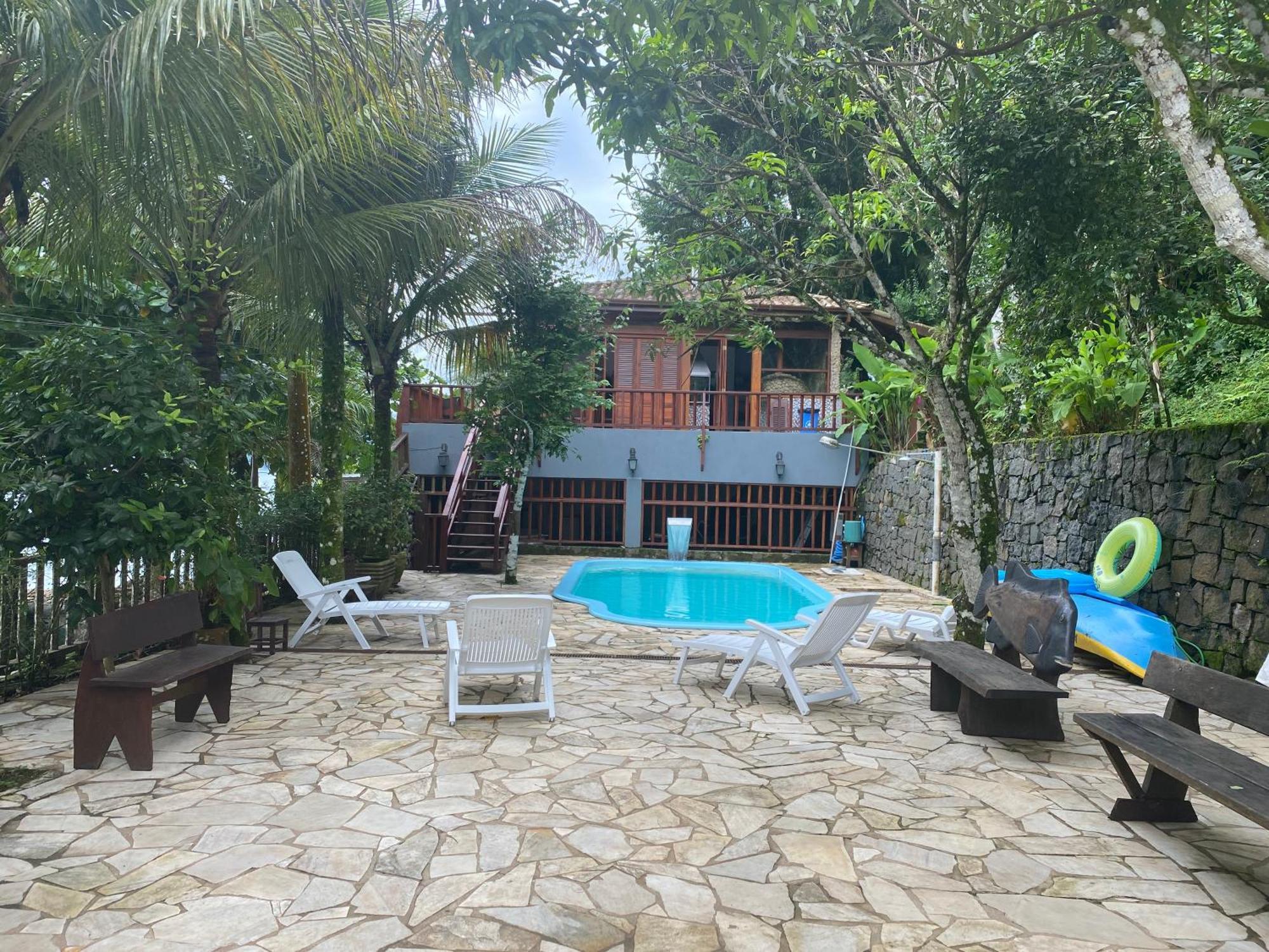 Deck Da Villa Pousada Ubatuba Exterior foto